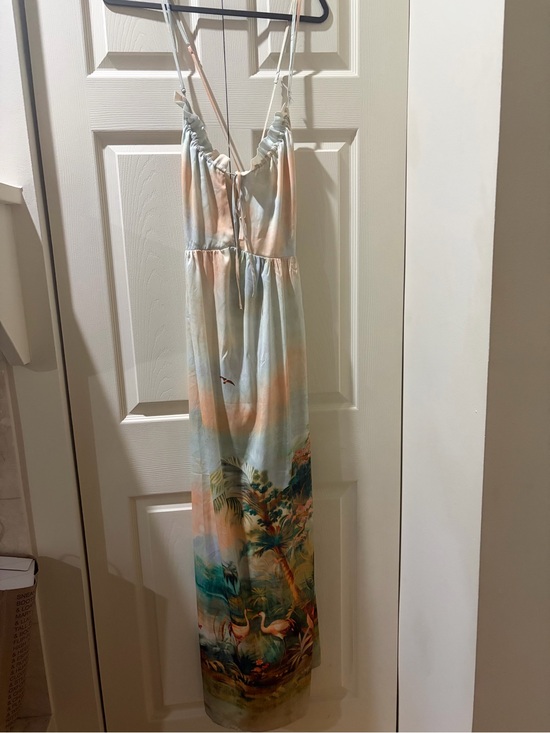 Celandine Dresses & Skirts - Tropical Print Maxi Dress in Pastel Multi